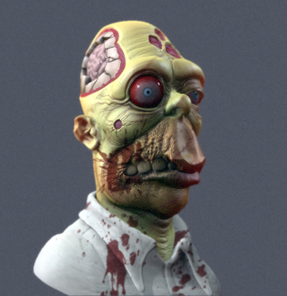 Illustration for article titled Stare Into the Unseeing Eyes Of Real-Life Zombie Homer Simpson